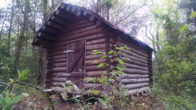 I built this little cabin on the property way back in 2006, when I was still in graduate school.
