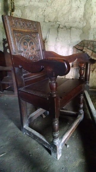 A proper English wainscot chair.