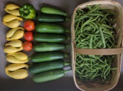 Home-grown produce.